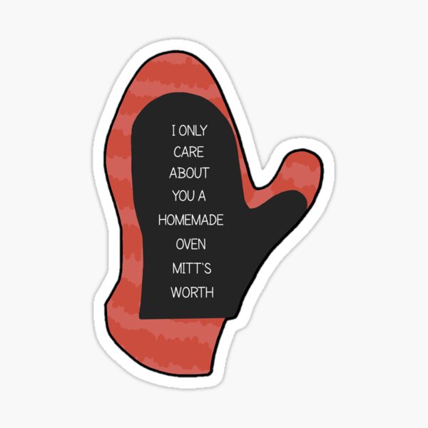 Cute Oven Mitts Mittens Sticker for Sale by Nabibibi