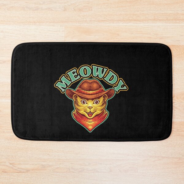 Item preview, Meowdy Meow Howdy Funny Cat Meme Texas Cowboy designed and sold by Hananiah Merch.