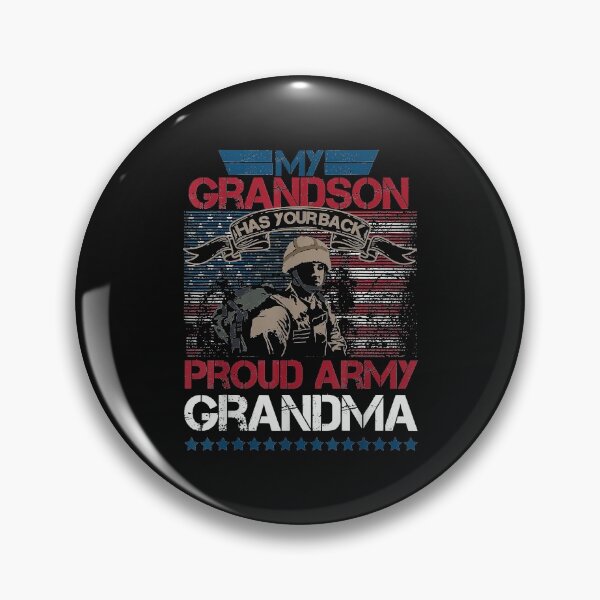Item preview,  Proud Army Grandma, My Grandson Has Your Back | Gift Idea  | Gift For Grandma | Gift For Grandpa | Gift For Son | Gift For Grandson designed and sold by LanPhan.