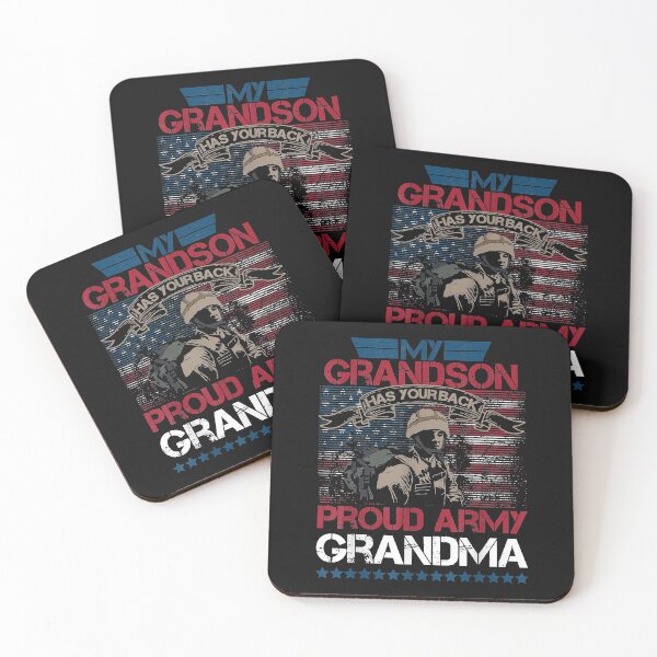 Item preview,  Proud Army Grandma, My Grandson Has Your Back | Gift Idea  | Gift For Grandma | Gift For Grandpa | Gift For Son | Gift For Grandson designed and sold by LanPhan.