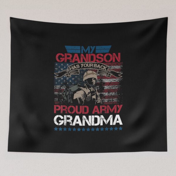 Item preview,  Proud Army Grandma, My Grandson Has Your Back | Gift Idea  | Gift For Grandma | Gift For Grandpa | Gift For Son | Gift For Grandson designed and sold by LanPhan.