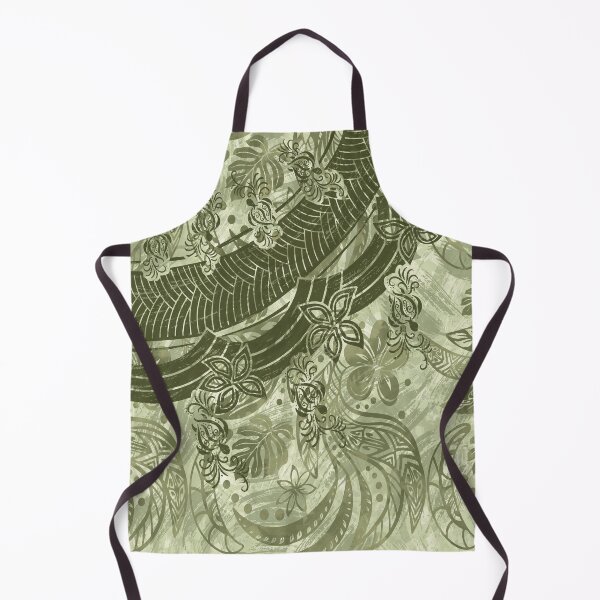 Item preview, Hawaiian Painted Green Tribal designed and sold by sunnthreads.