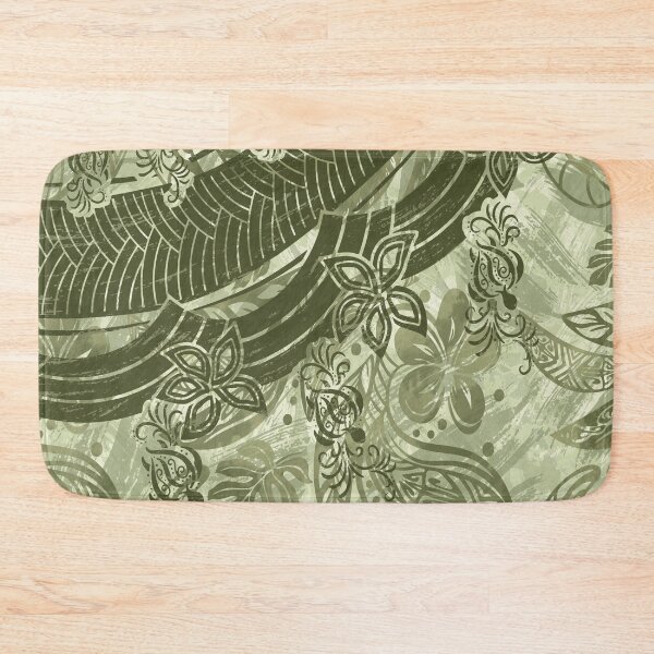 Item preview, Hawaiian Painted Green Tribal designed and sold by sunnthreads.