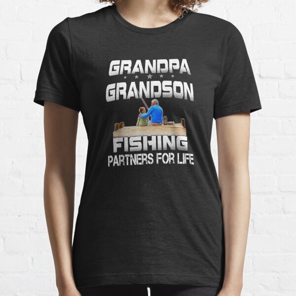 Download Grandpa And Grandson Fishing T Shirts Redbubble