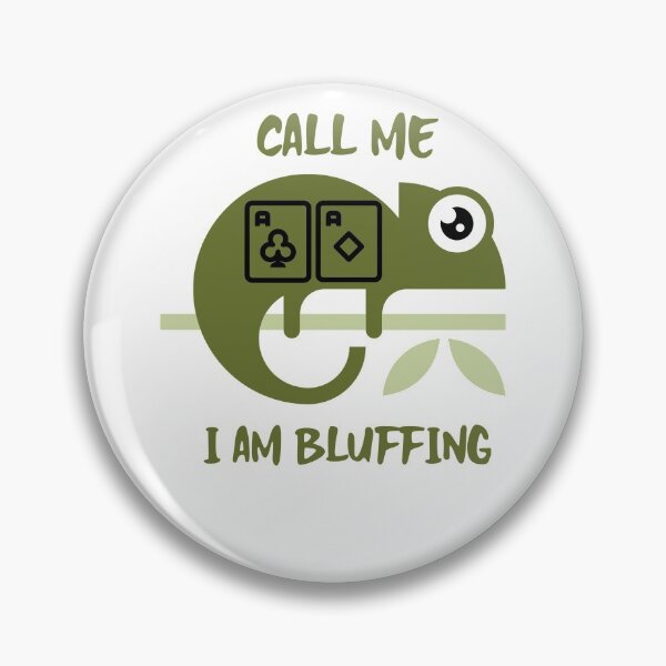 Item preview, Poker Chameleon Bluffing designed and sold by radical-merch.