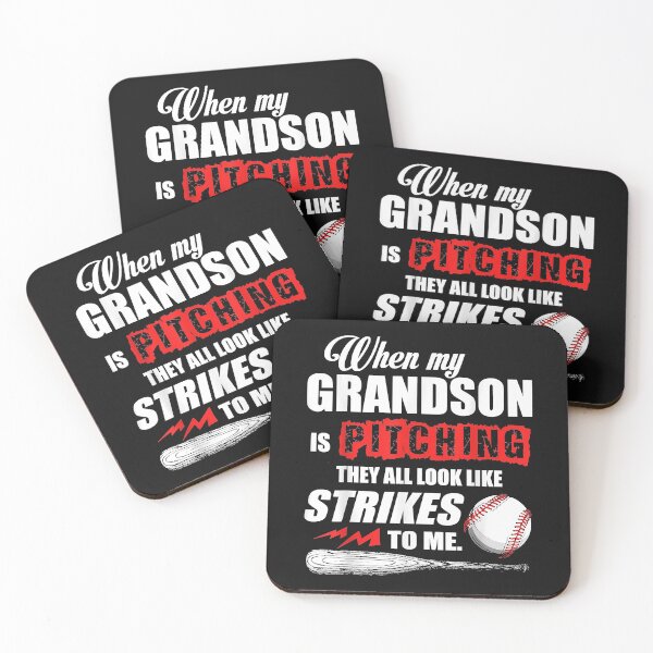 Item preview, When My Grandson Is Pitching They All Look Like Strikes To Me  | Gift Idea  | Gift For Grandma | Gift For Grandpa | Gift For Son | Gift For Grandson designed and sold by LanPhan.