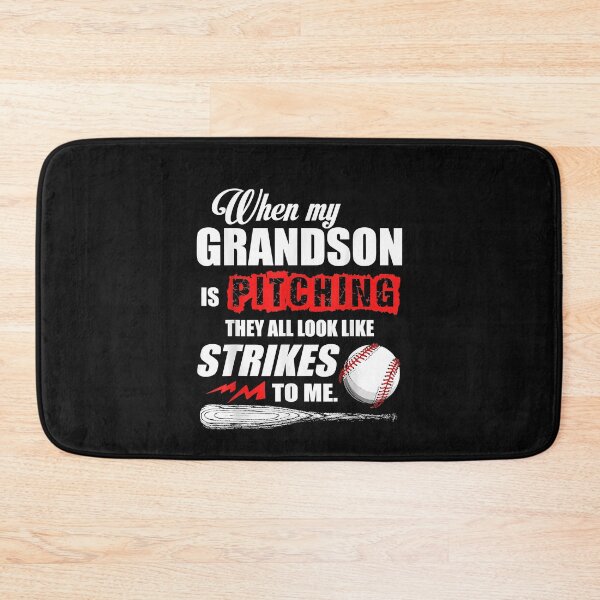Item preview, When My Grandson Is Pitching They All Look Like Strikes To Me  | Gift Idea  | Gift For Grandma | Gift For Grandpa | Gift For Son | Gift For Grandson designed and sold by LanPhan.