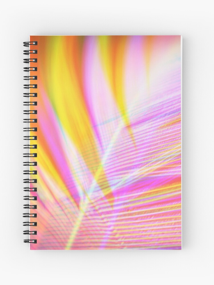 Thumbnail 1 of 3, Spiral Notebook, Abstract Feather designed and sold by April Dowling.