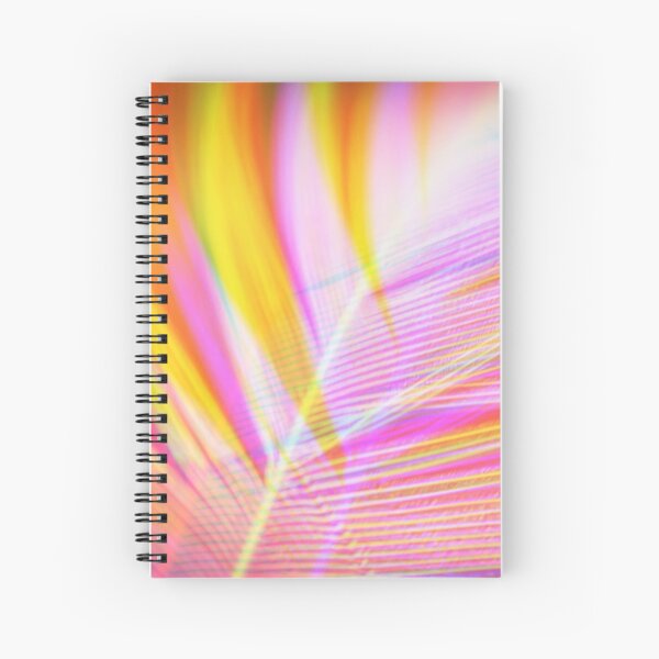 Abstract Feather Spiral Notebook