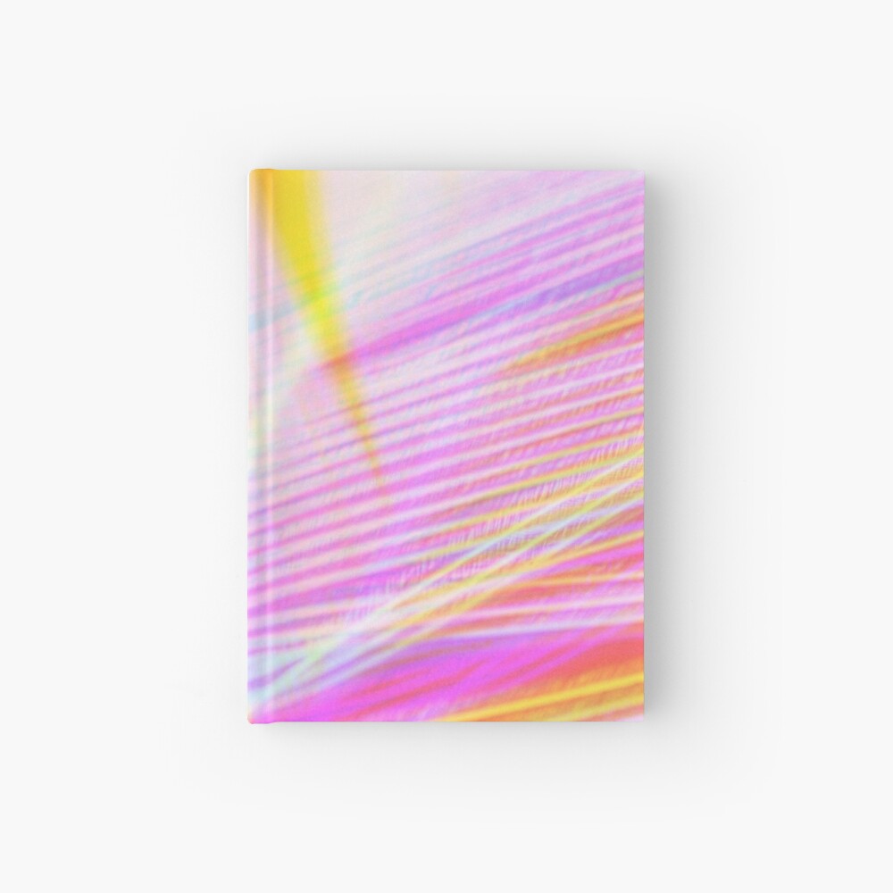 Abstract Feather Hardcover Journal