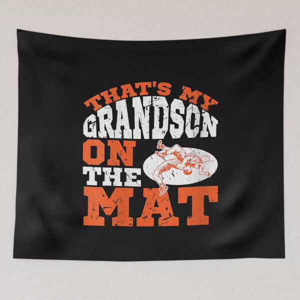 Item preview, That's My Grandson On The Mat | Gift Idea  | Gift For Grandma | Gift For Grandpa | Gift For Son | Gift For Grandson designed and sold by LanPhan.
