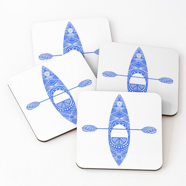 Item preview, Colorful KAYAK--Blue and white designed and sold by conklinephotos.