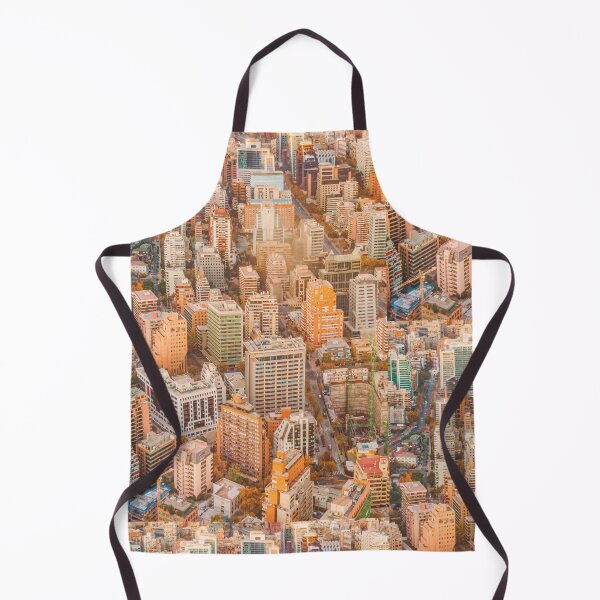 Item preview, Santiago de Chile Cityscape Aerial View designed and sold by DFLC Prints.