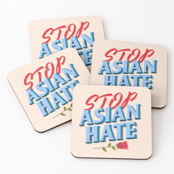 Item preview, Stop Asian Hate Stop hate crimes against Asians  designed and sold by Giovanni's  Brown Quotes.