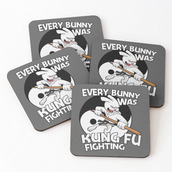 Item preview, Funny Every Bunny Was Kung Fu Fighting designed and sold by SLAG-Creative.