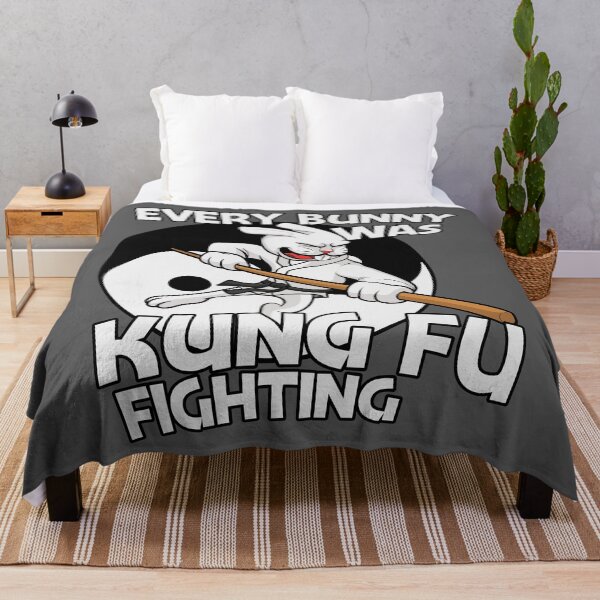 Item preview, Funny Every Bunny Was Kung Fu Fighting designed and sold by SLAG-Creative.