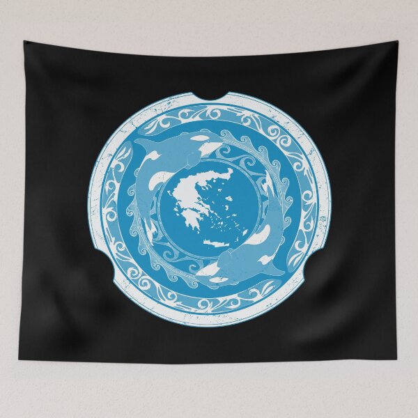 Item preview, Map of Greece designed and sold by NicGrayGraphic.
