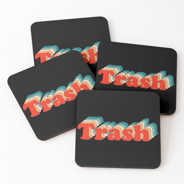 Item preview, The Trash Funny Retro Trash Destressed designed and sold by Shop signer.