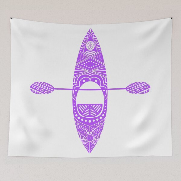 Item preview, Colorful KAYAK--Purple and white designed and sold by conklinephotos.