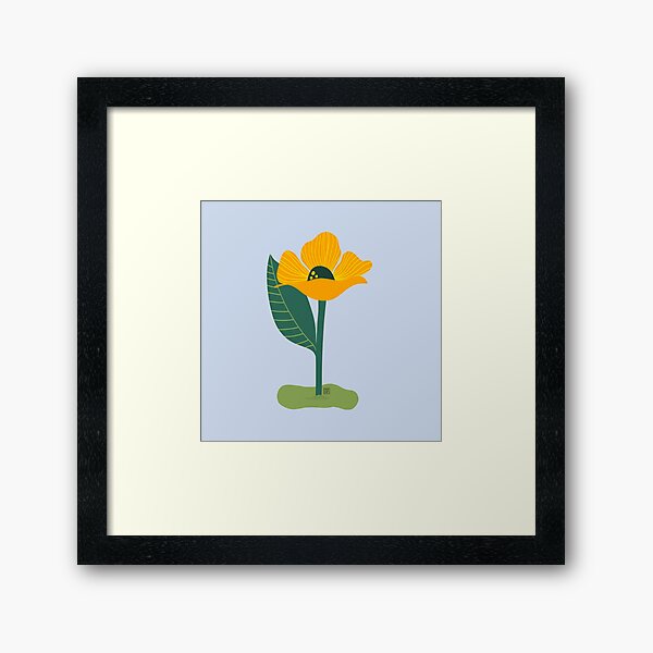 Fresh Flower Framed Art Print