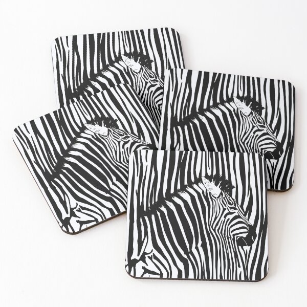 Item preview, Zebra Print Black and White Safari Animals designed and sold by SusanaDesigns.