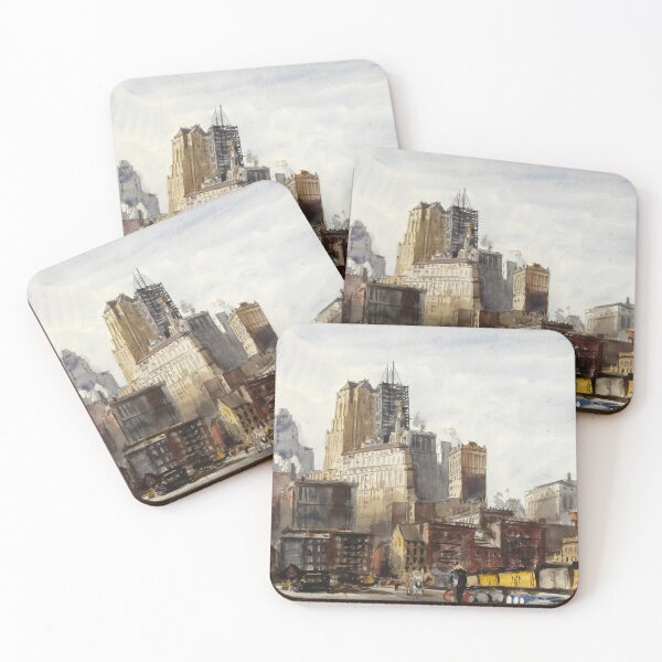 Item preview, Downtown - Reginald Marsh - 1929 designed and sold by CJET.