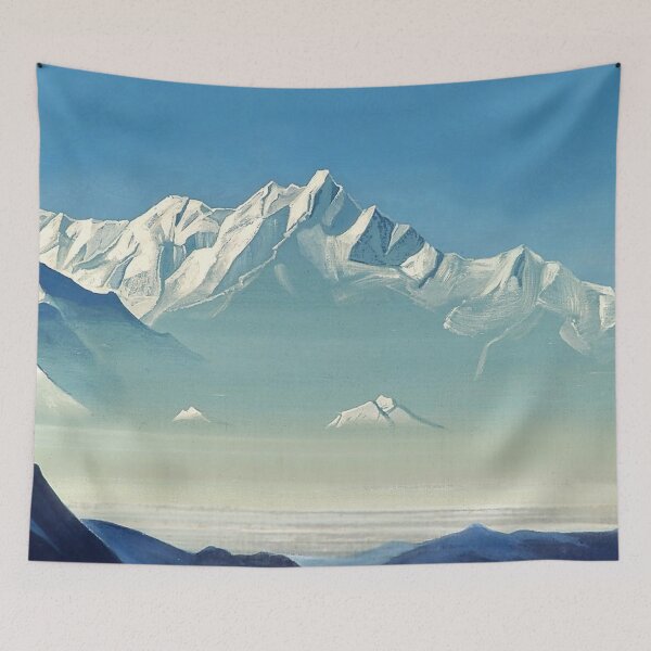 Item preview, “Mount of Five Treasures” by Nicholas Roerich designed and sold by PatricianneK.