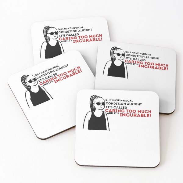 Item preview, Caring Too Much - Best Saying Quotes  designed and sold by PIXEcompany.