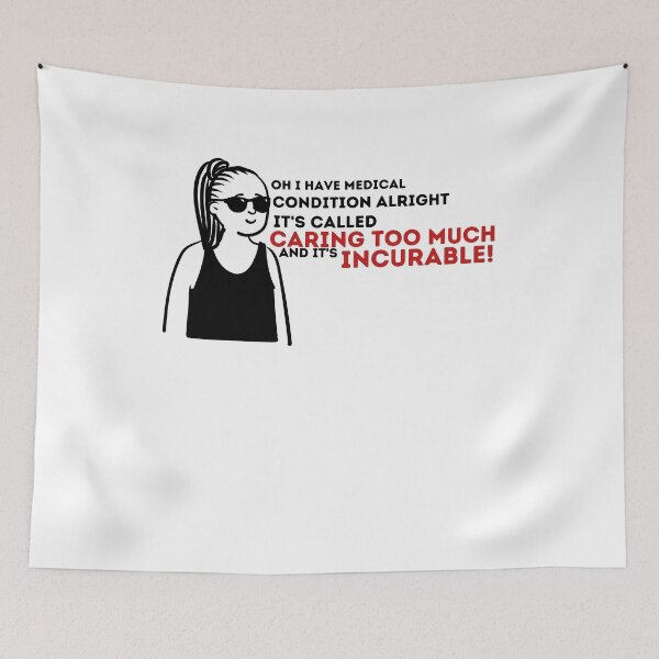 Item preview, Caring Too Much - Best Saying Quotes  designed and sold by PIXEcompany.