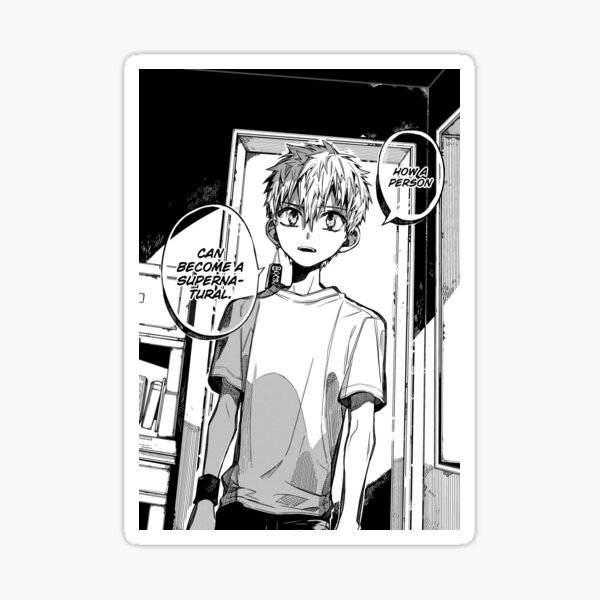 Pegatina «Panel de manga de Kou Minamoto» de Ramencat1 Redbubble