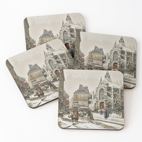Item preview, Eglise Saint Medard, Paris - Eugene Galien-Laloue designed and sold by CJET.