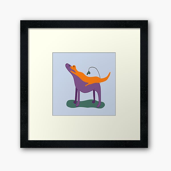 Best Mates Framed Art Print