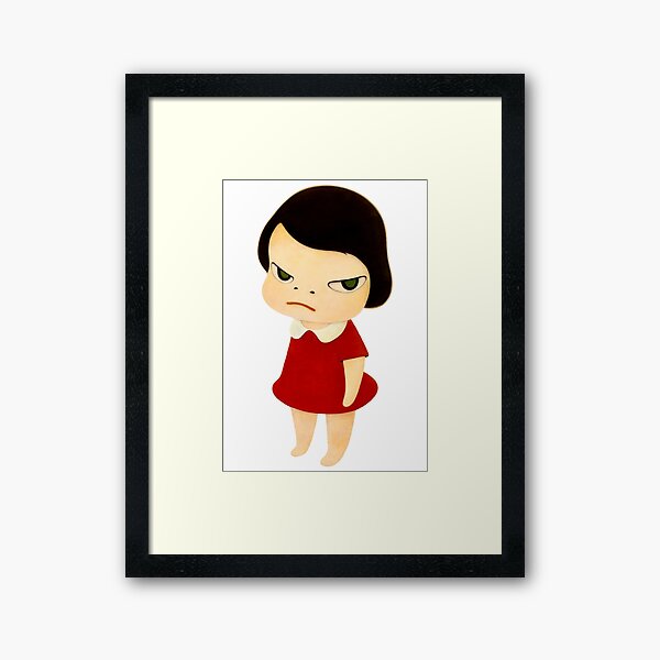 Expression Angry Framed Art Print