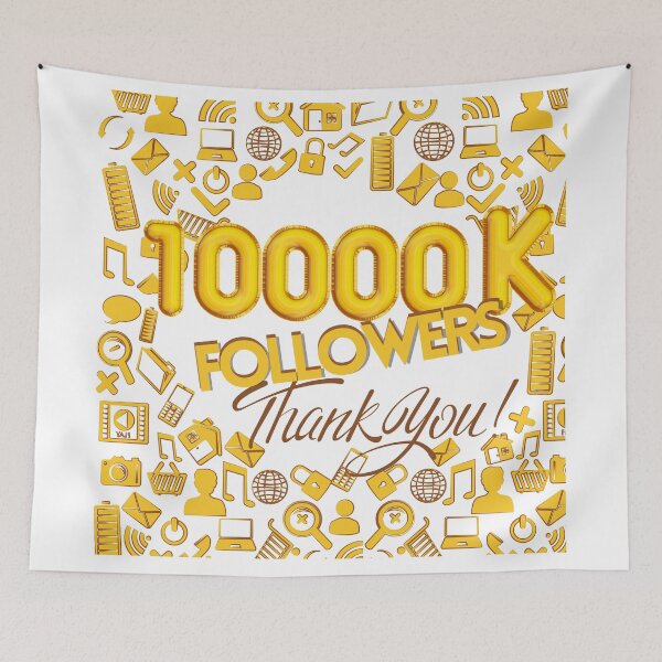 Item preview,  10000 K FOLLOWERS THANK YOU SOCIAL MEDIA  designed and sold by lastechance.