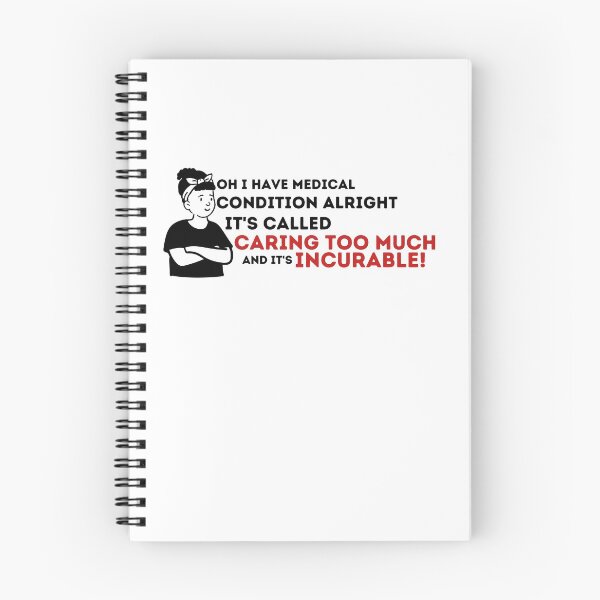 Item preview, Caring Too Much - Best Saying Quotes  designed and sold by PIXEcompany.