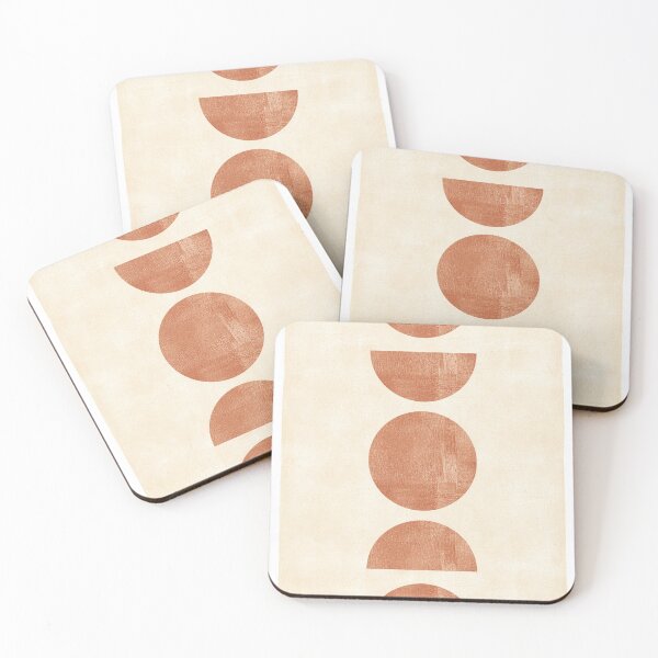 Item preview, Terracotta moon phases designed and sold by Paperlandscape.