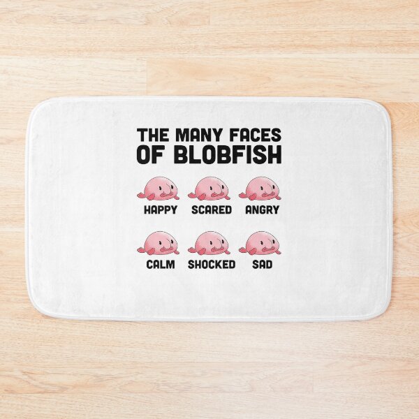 Item preview, Blobfish many faces ugly fish humor gift designed and sold by madgrfx.