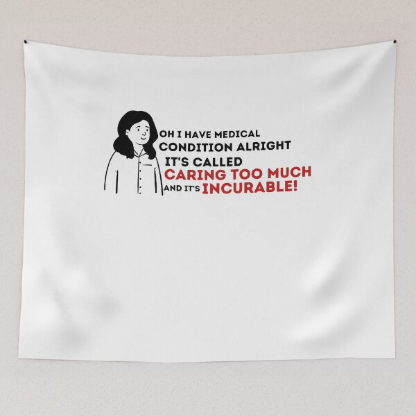 Item preview, Caring Too Much - Best Saying Quotes  designed and sold by PIXEcompany.