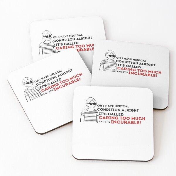 Item preview, Caring Too Much - Best Saying Quotes  designed and sold by PIXEcompany.