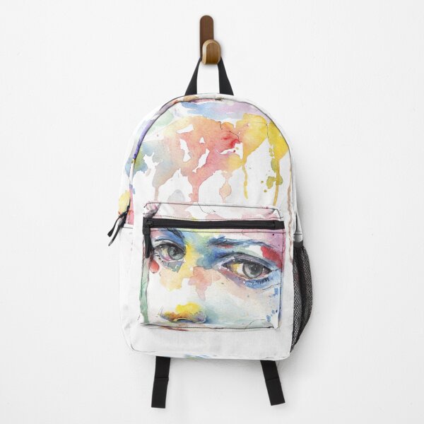 Item preview, Watercolor painting of a woman designed and sold by Zanimations.