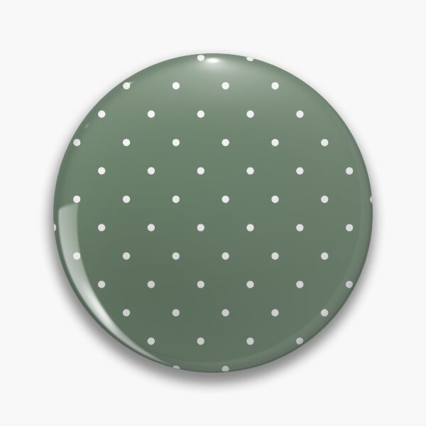 Item preview, Minimalist Polka Dot Pattern (white/sage green) designed and sold by Design Minds Boutique.