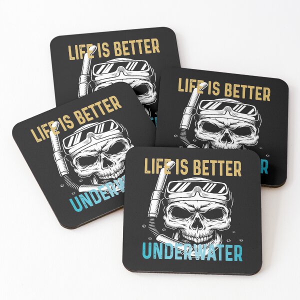 Item preview, Life Is Better Underwater designed and sold by Qudkin.