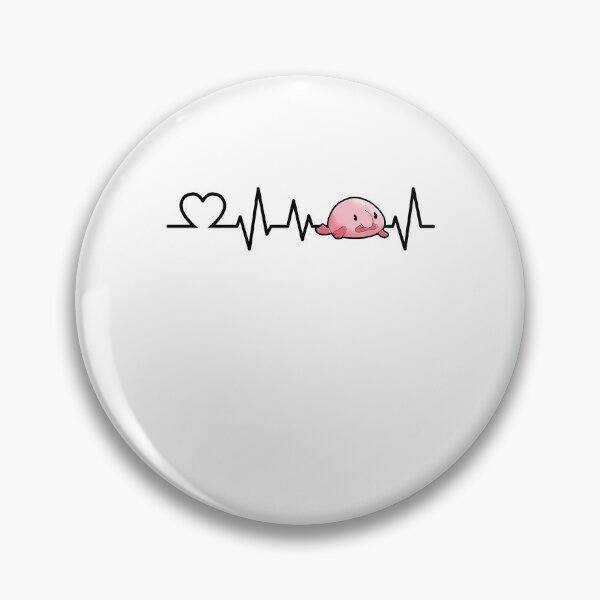 Item preview, Blobfish heartbeat ugly fish humor gift designed and sold by madgrfx.
