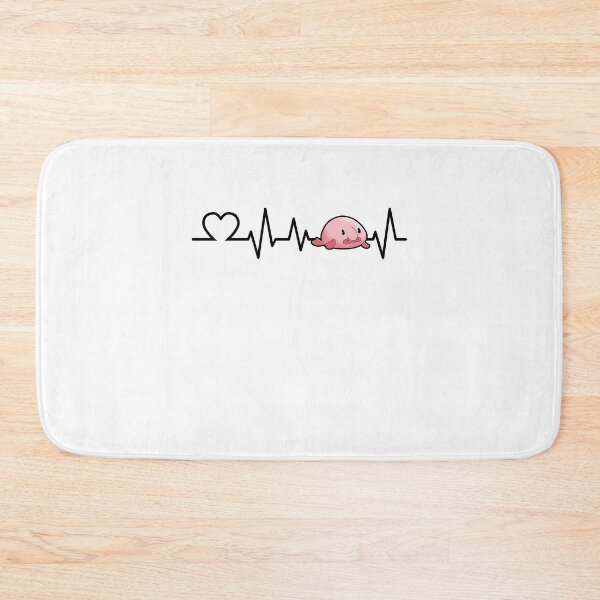 Item preview, Blobfish heartbeat ugly fish humor gift designed and sold by madgrfx.