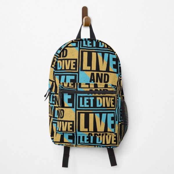 Item preview, Live And Let Dive Retro Style designed and sold by Qudkin.