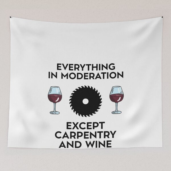 Item preview, Carpentry Carpenter And Wine designed and sold by Salvadax.