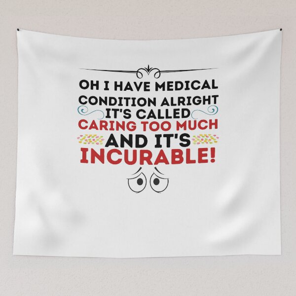 Item preview, Caring Too Much - Best Saying Quotes  designed and sold by PIXEcompany.