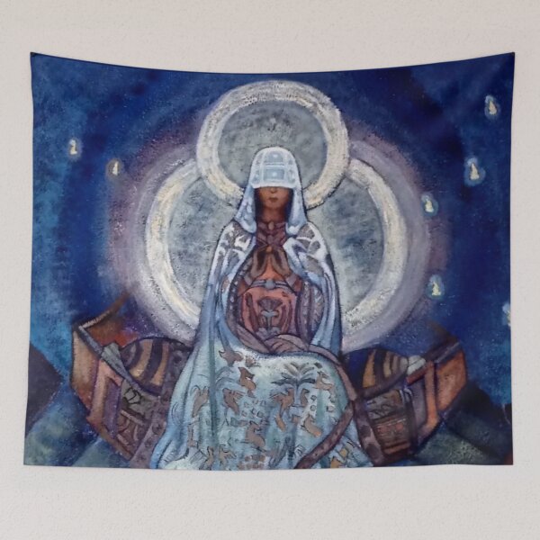 Item preview, “Mother of the World” by Nicholas Roerich designed and sold by PatricianneK.