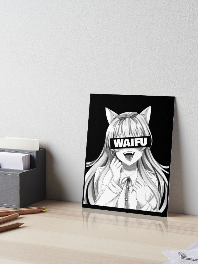 Waifu Fanart Japanese Kawaii Anime Manga Japan Art Print by DerNerd