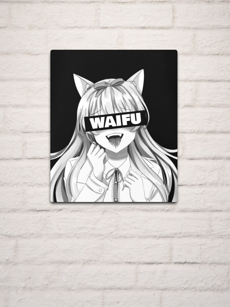 Waifu Fanart Japanese Kawaii Anime Manga Japan Metal Print by DerNerd